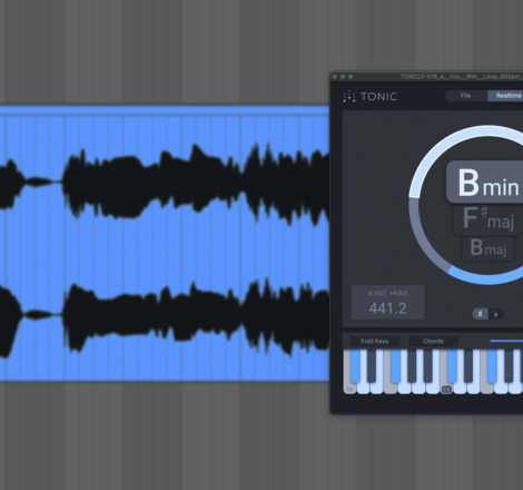 Screenshot of TONIC key and scale detection plugin