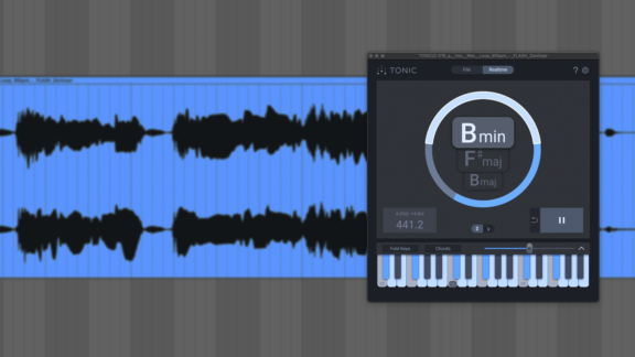 Screenshot of TONIC key and scale detection plugin