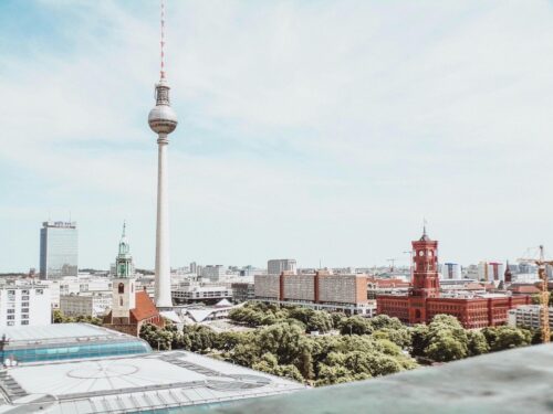 Photo of Berlin skyline including TV tower
