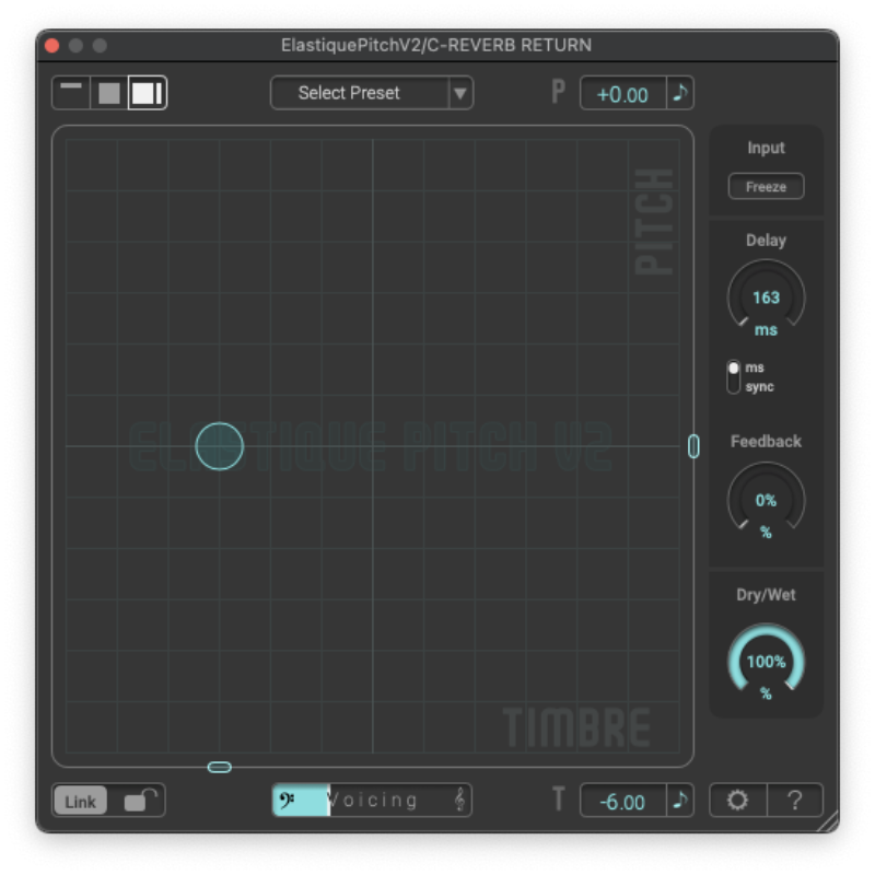 Screenshot of ELASTIQUE PITCH V2 plugin