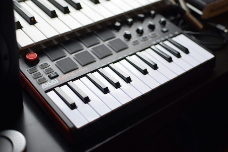 Photo of MIDI keyboard