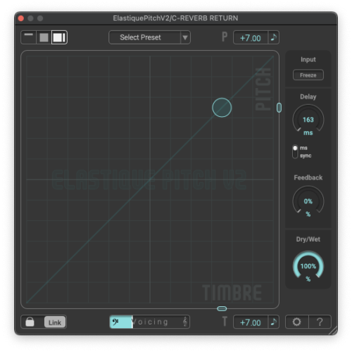 Screenshot of ELASTIQUE PITCH V2 plugin