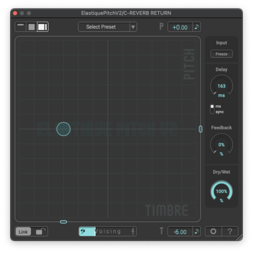 Screenshot of ELASTIQUE PITCH V2 plugin