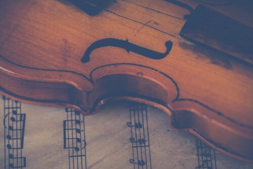 Photo of violin to depict variations in timbre
