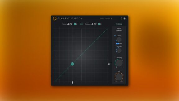 Screenshot of zplane ELASTIQUE PITCH formant shifting plugin