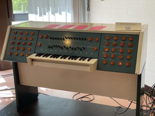 Photo of Subharchord vintage synth at Superbooth Berlin 2025