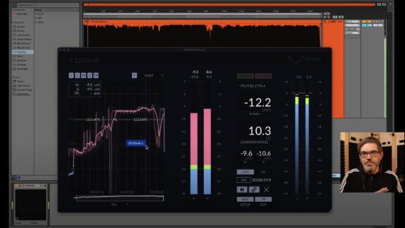 Screenshot of FENNEK metering plugin