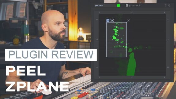 Zed Marty demonstrating PEEL plugin from a music studio