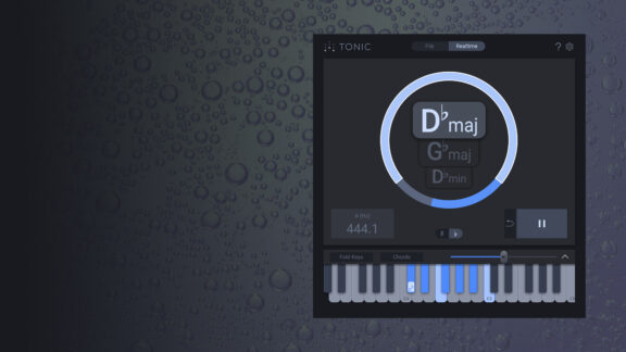 Screenshot showing zplane TONIC plugin interface