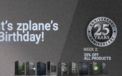 It’s zplane’s Birthday! 25% off ALL zplane Plugins